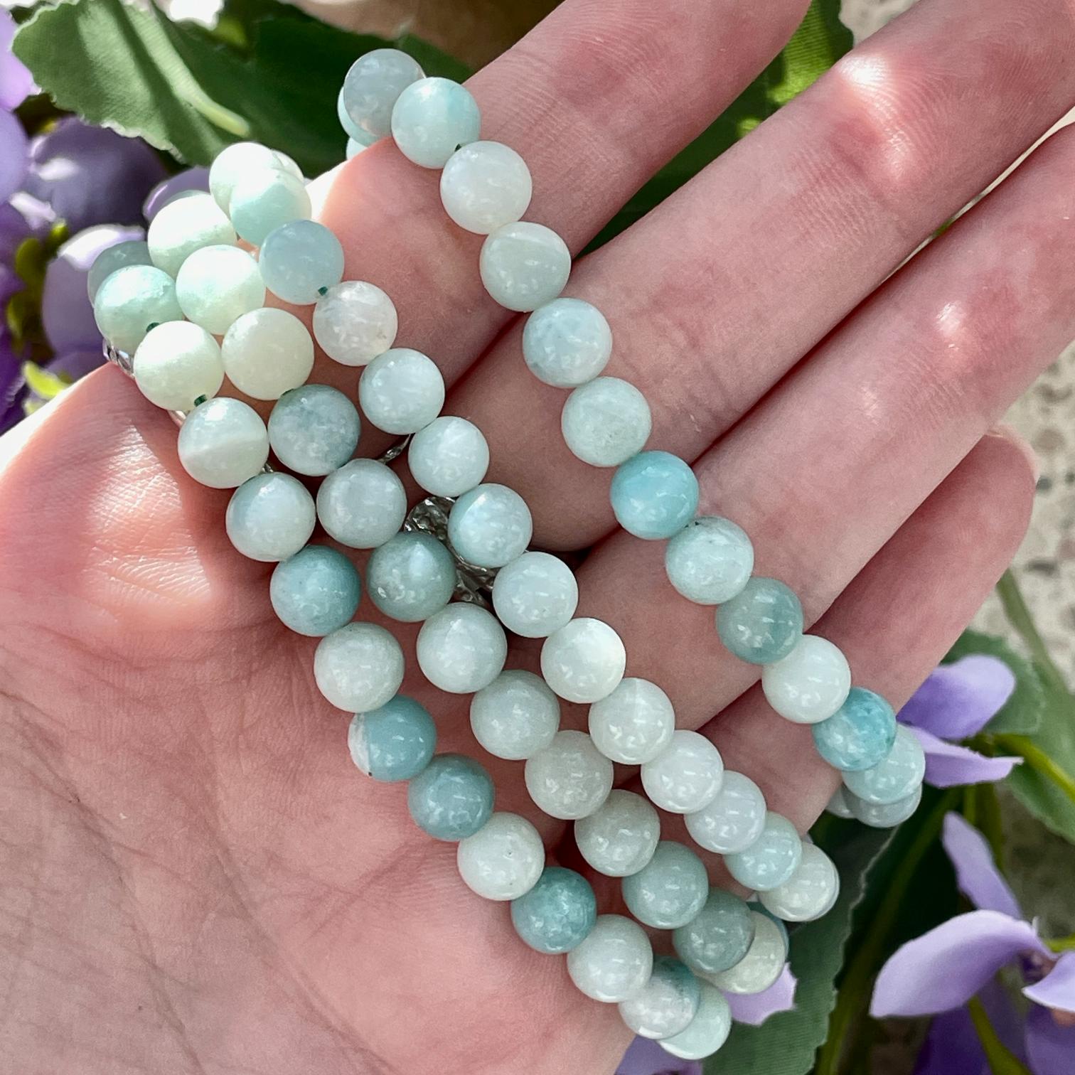 Amazonite Beads Bracelet 6mm Amazonite Beads Bracelet 6mm